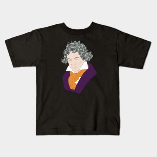 Ludwig Van Beethoven - portrait Kids T-Shirt